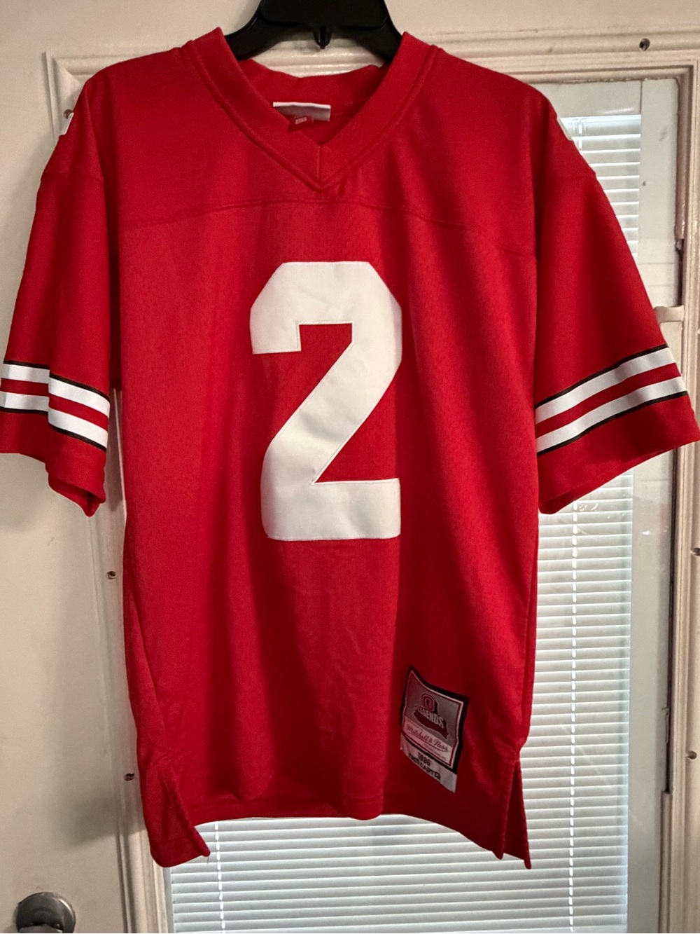 Mitchell & Ness Red Jersey Carter, Number 2
